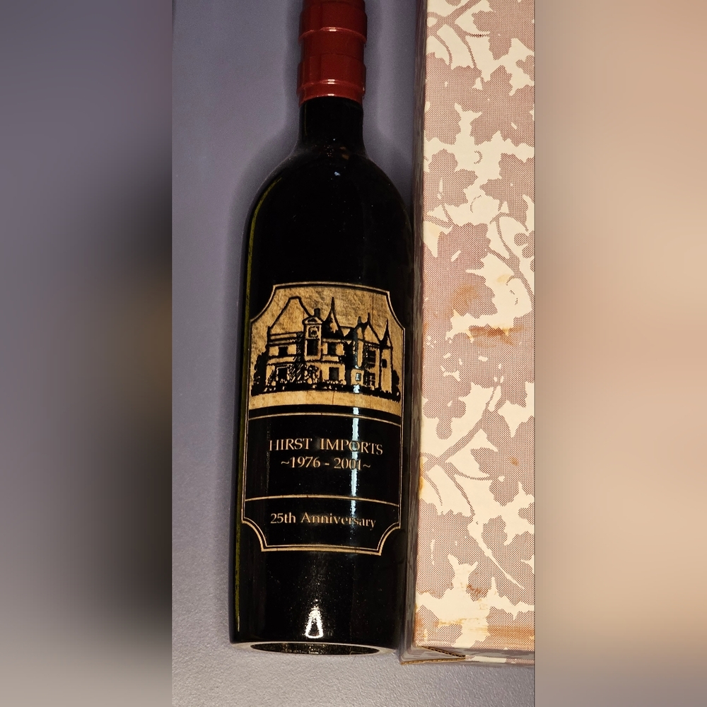 [Cellarmaster] WineBottle Peppermill ○● Hurst Imports 1976-2001 25th Anniversary
